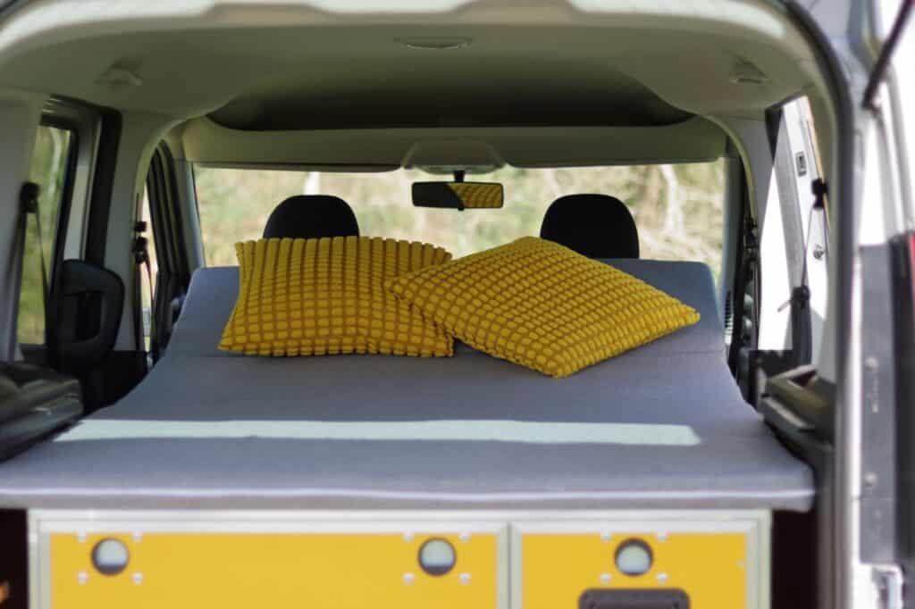 Lattenbodem-bed camperbox